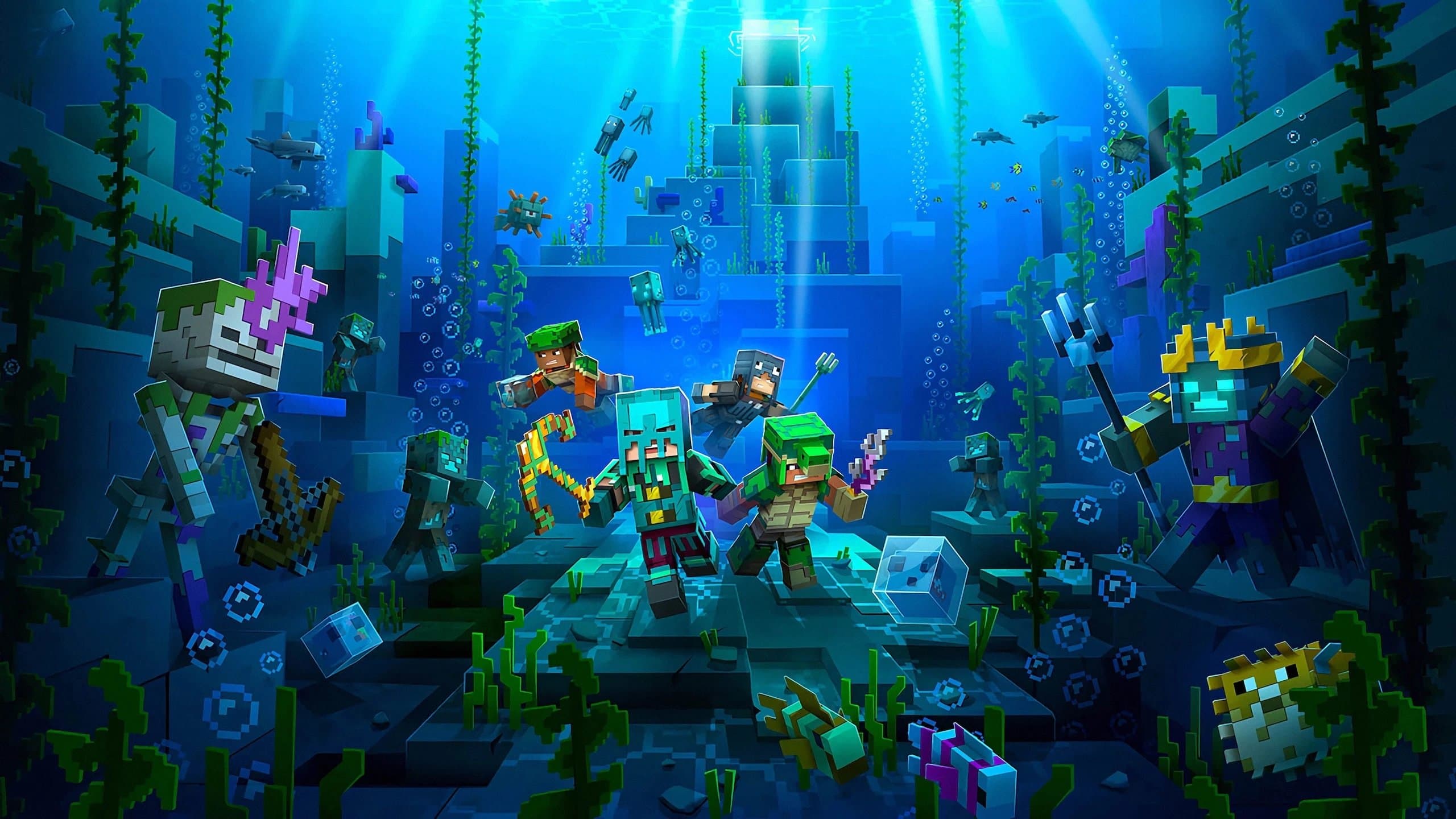 Minecraft header background